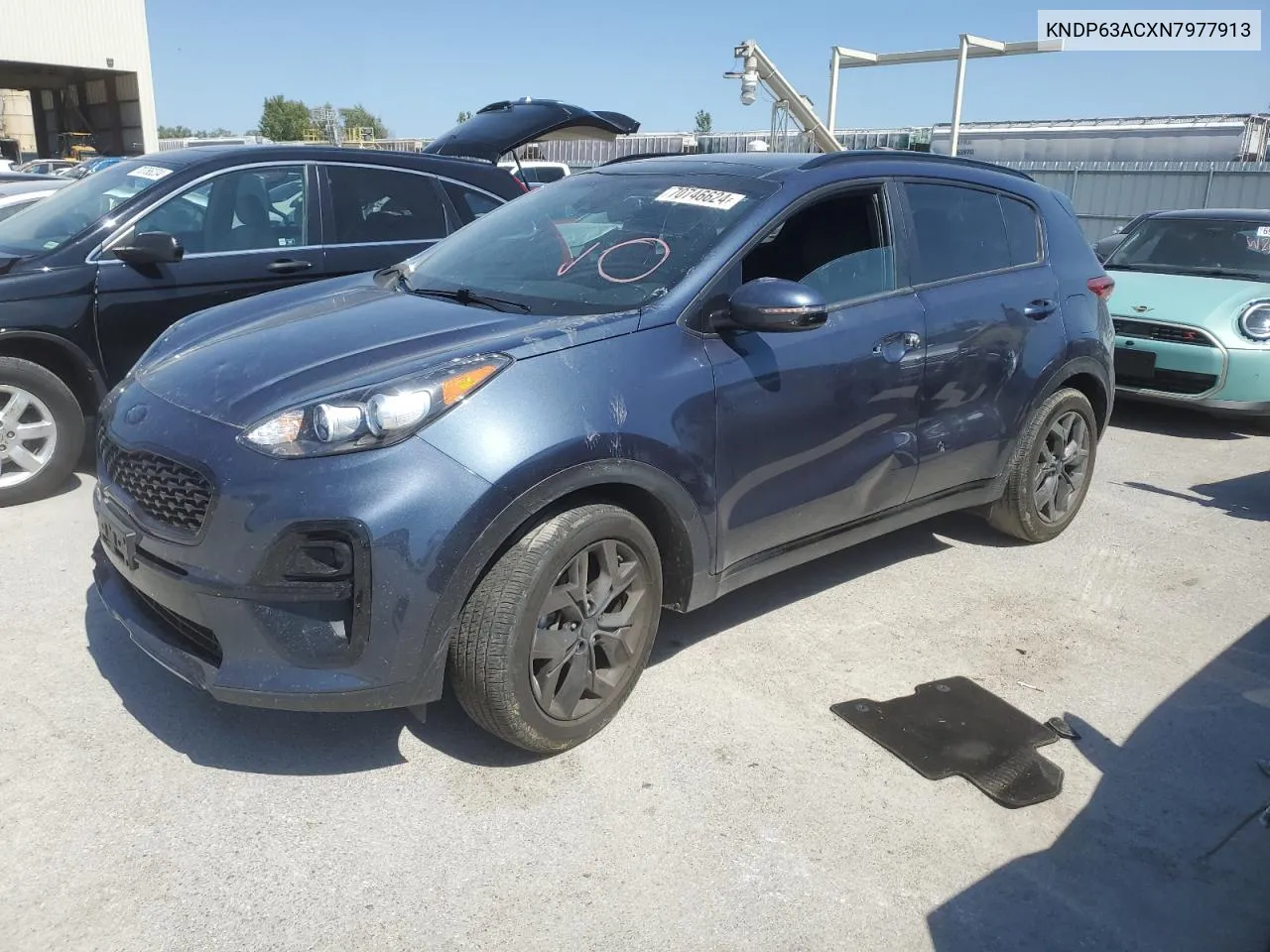 2022 Kia Sportage S VIN: KNDP63ACXN7977913 Lot: 70746624