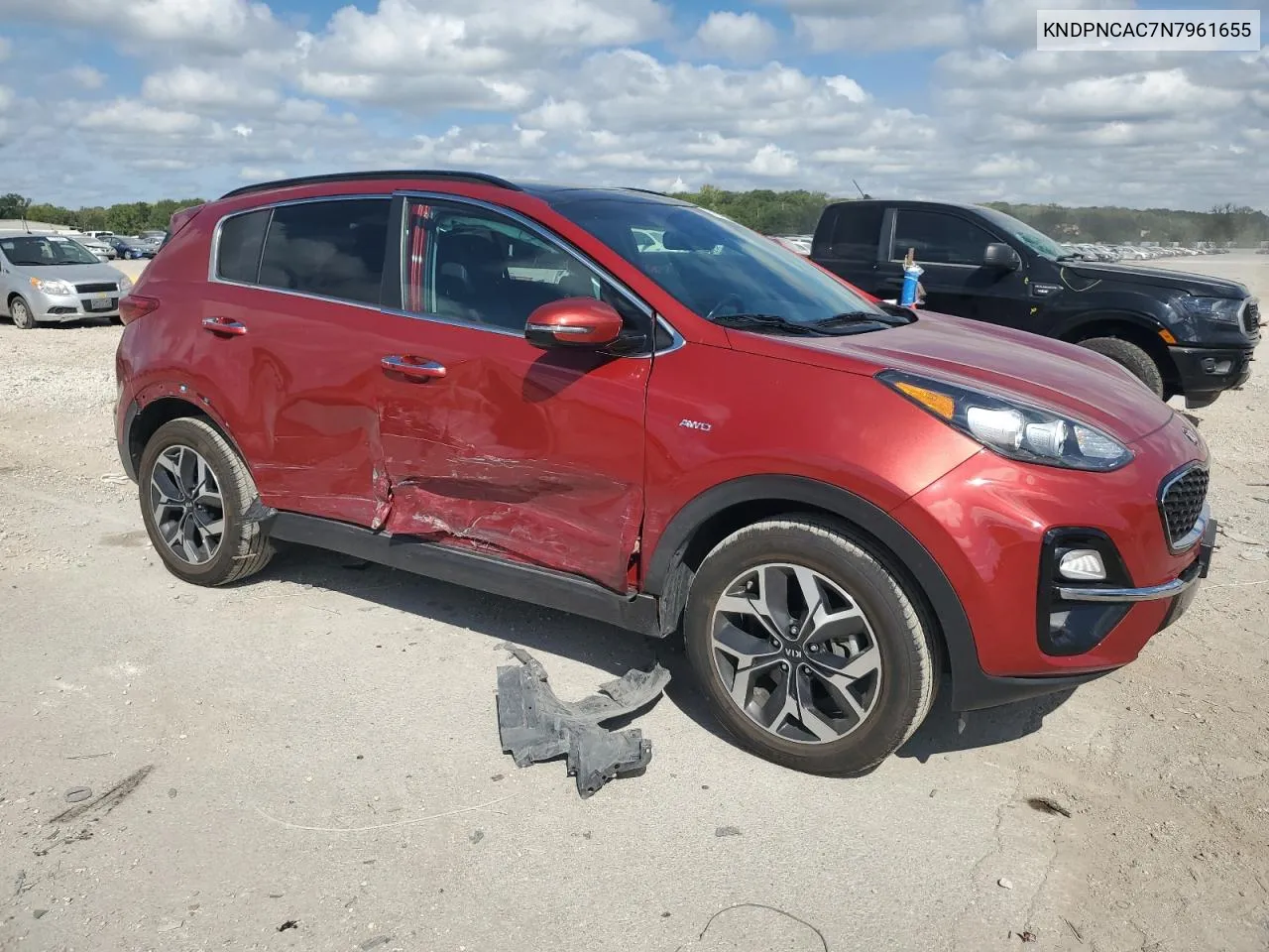 KNDPNCAC7N7961655 2022 Kia Sportage Ex