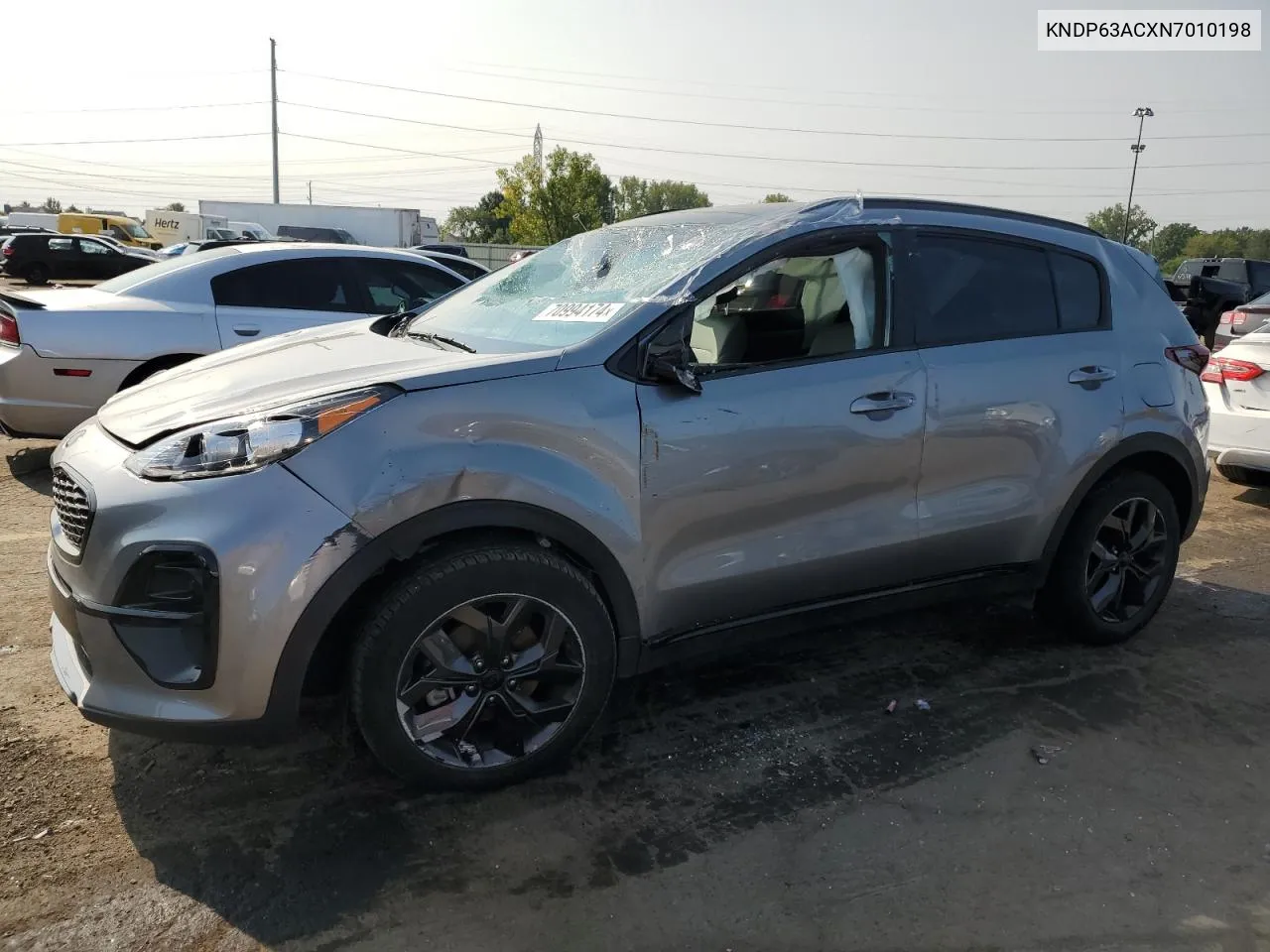 2022 Kia Sportage S VIN: KNDP63ACXN7010198 Lot: 70994174