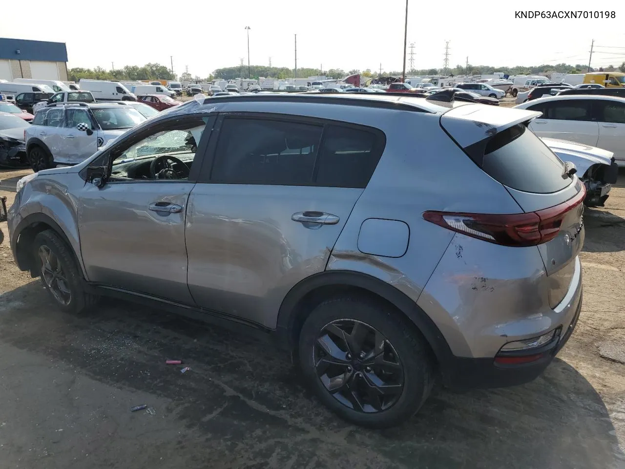 2022 Kia Sportage S VIN: KNDP63ACXN7010198 Lot: 70994174