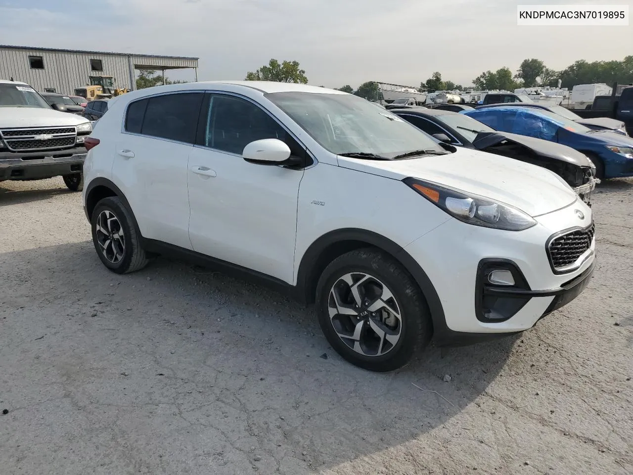 2022 Kia Sportage Lx VIN: KNDPMCAC3N7019895 Lot: 71220484