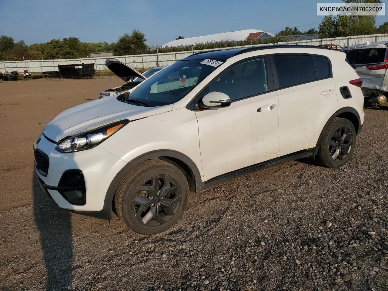 2022 Kia Sportage S VIN: KNDP6CAC4N7002002 Lot: 71461374