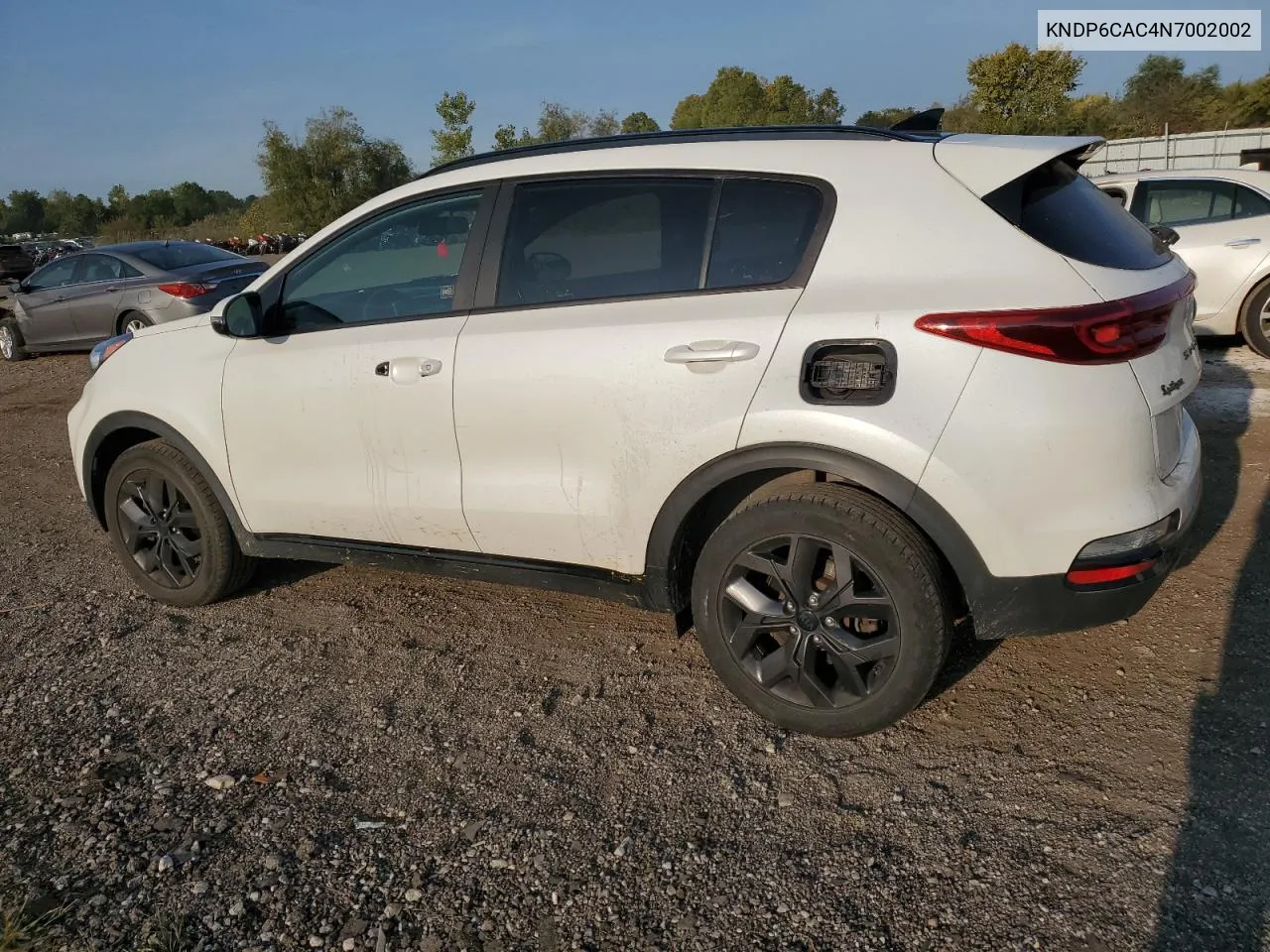 2022 Kia Sportage S VIN: KNDP6CAC4N7002002 Lot: 71461374