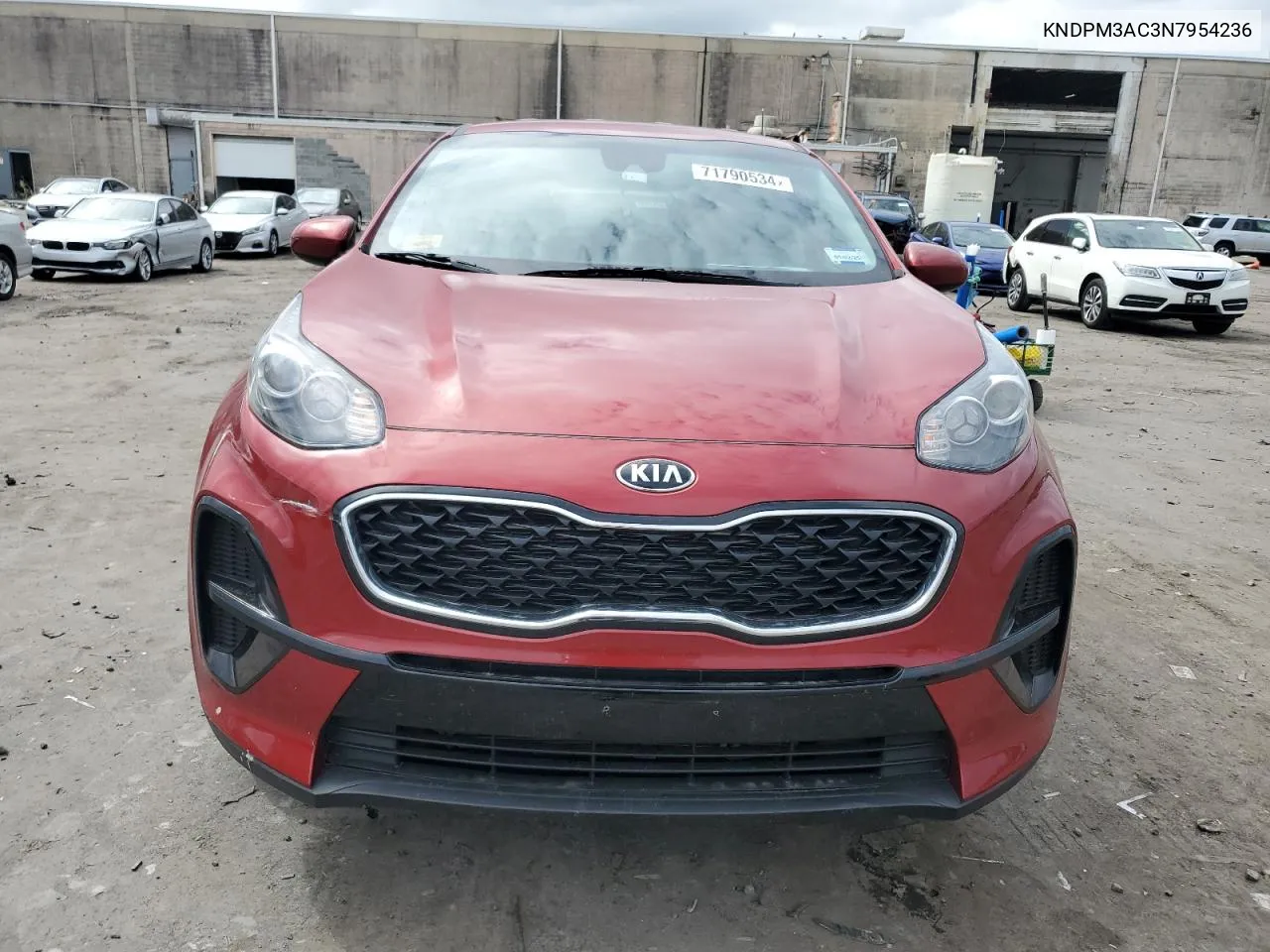 2022 Kia Sportage Lx VIN: KNDPM3AC3N7954236 Lot: 71790534