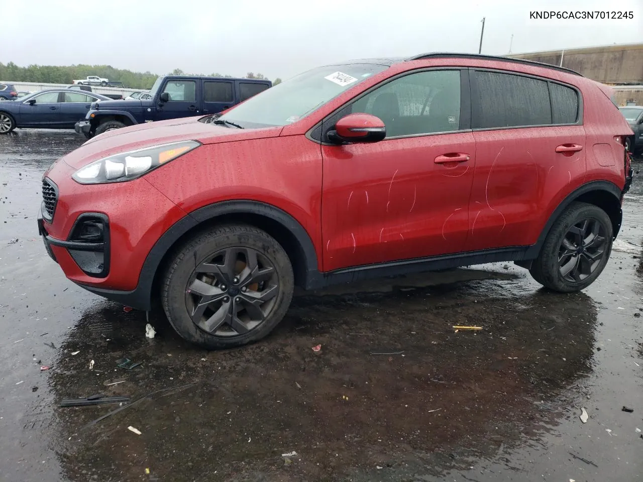 2022 Kia Sportage S VIN: KNDP6CAC3N7012245 Lot: 71844494