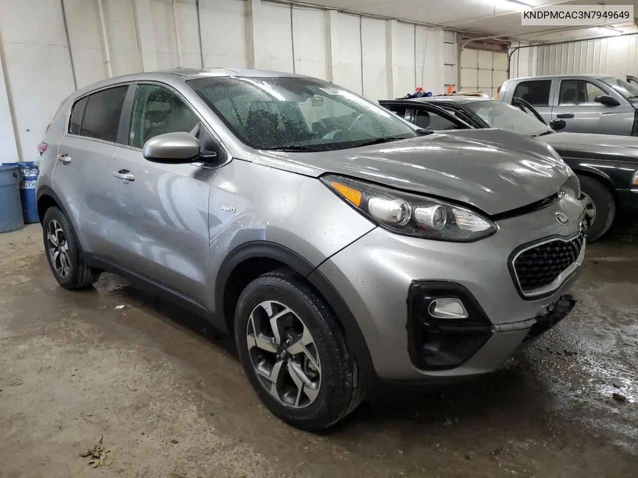 2022 Kia Sportage Lx VIN: KNDPMCAC3N7949649 Lot: 72349504