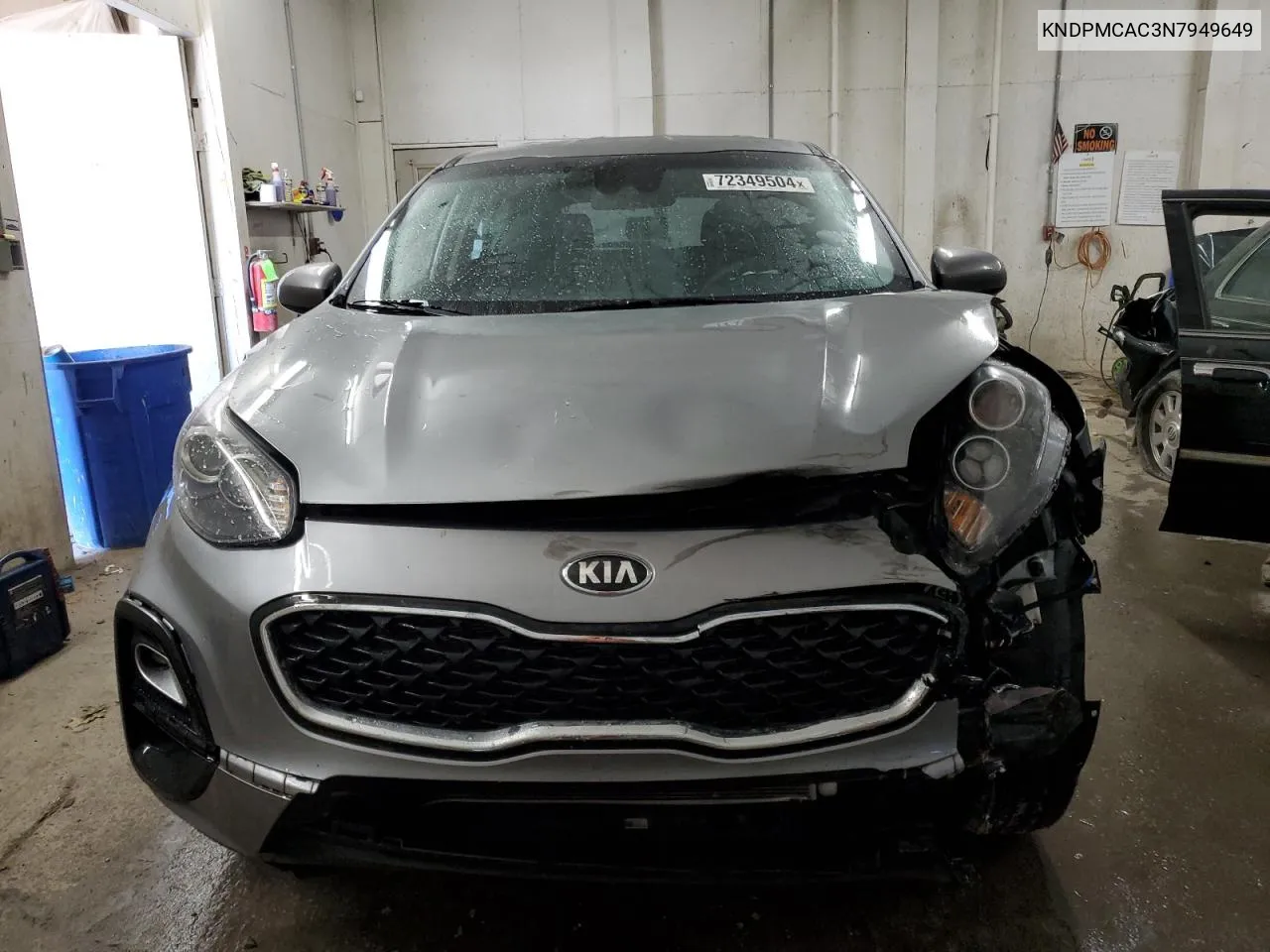 2022 Kia Sportage Lx VIN: KNDPMCAC3N7949649 Lot: 72349504