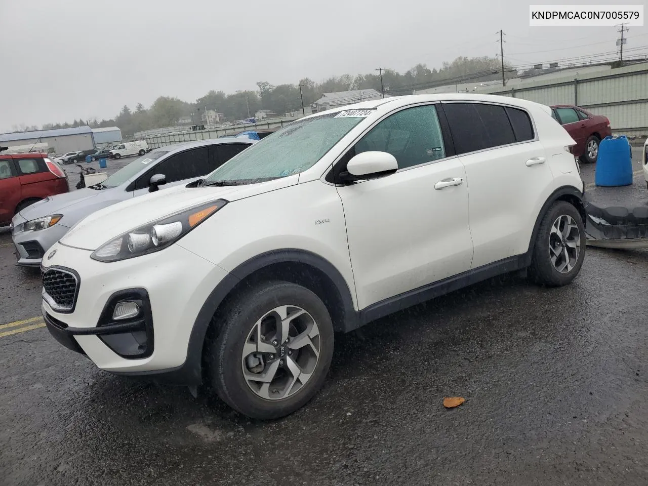 2022 Kia Sportage Lx VIN: KNDPMCAC0N7005579 Lot: 72407724