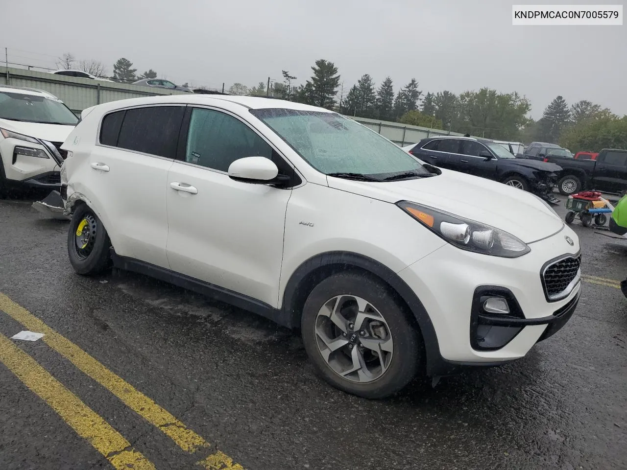 KNDPMCAC0N7005579 2022 Kia Sportage Lx