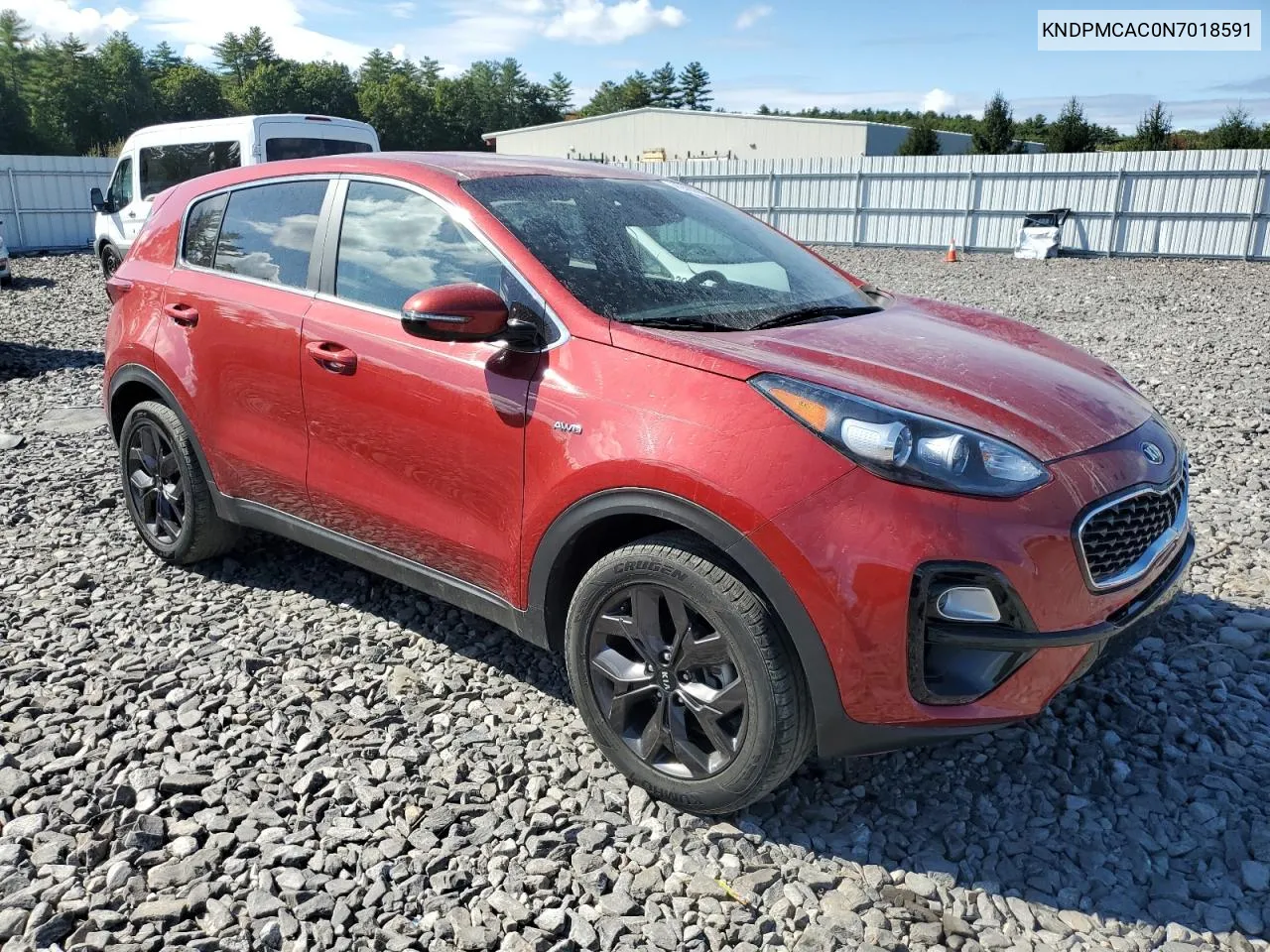 2022 Kia Sportage Lx VIN: KNDPMCAC0N7018591 Lot: 72583344