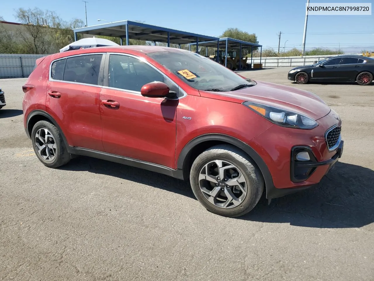 2022 Kia Sportage Lx VIN: KNDPMCAC8N7998720 Lot: 72773064