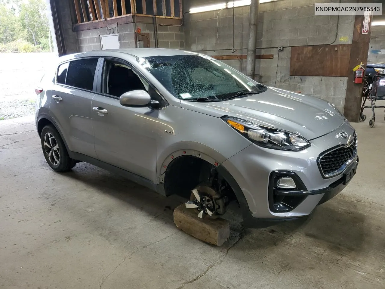 2022 Kia Sportage Lx VIN: KNDPMCAC2N7985543 Lot: 72933184