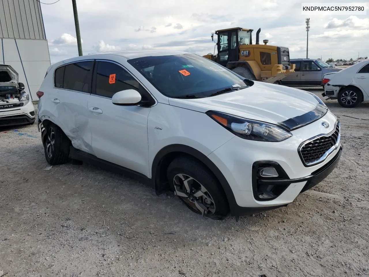 2022 Kia Sportage Lx VIN: KNDPMCAC5N7952780 Lot: 72984284