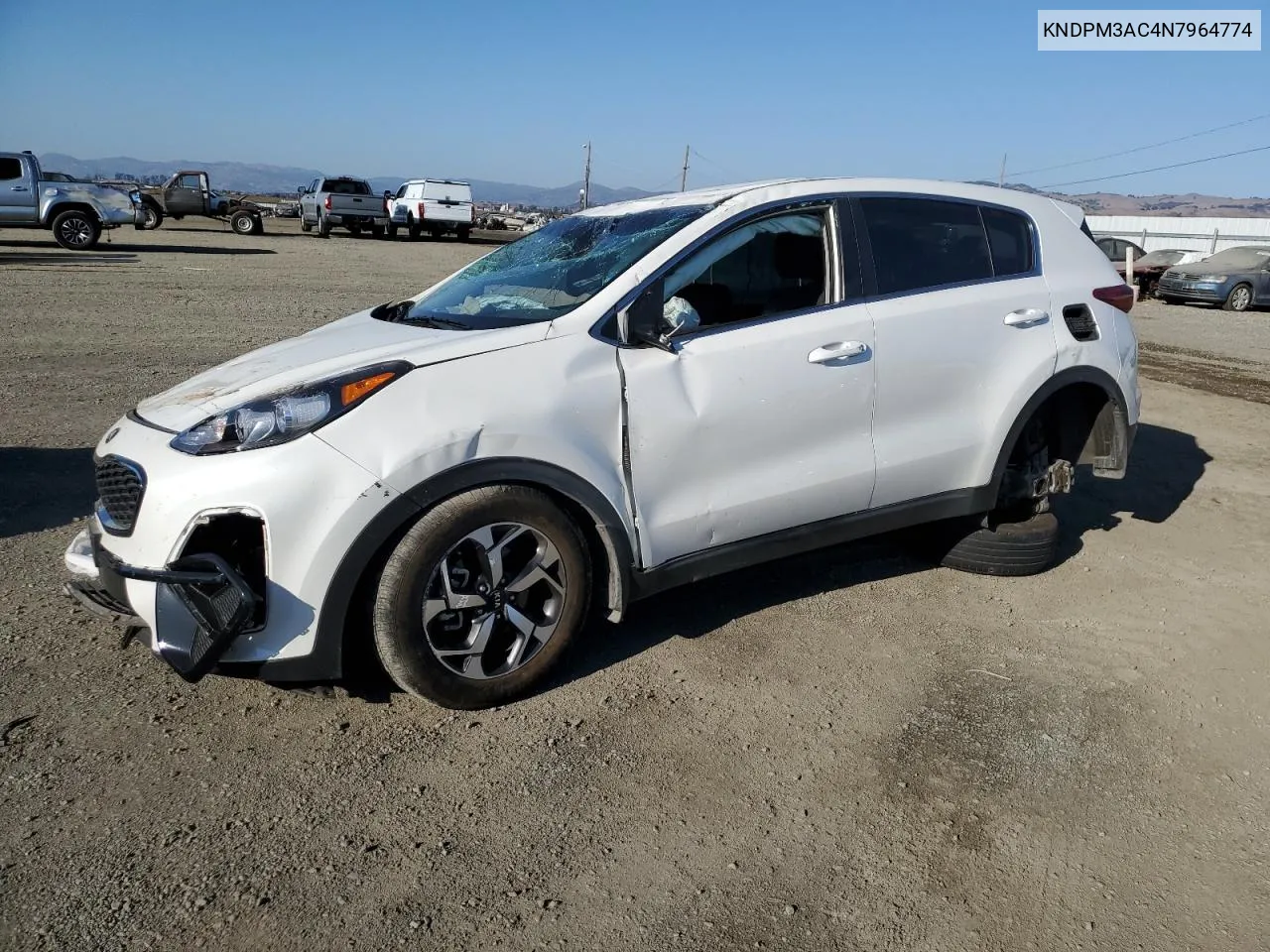 2022 Kia Sportage Lx VIN: KNDPM3AC4N7964774 Lot: 73037044