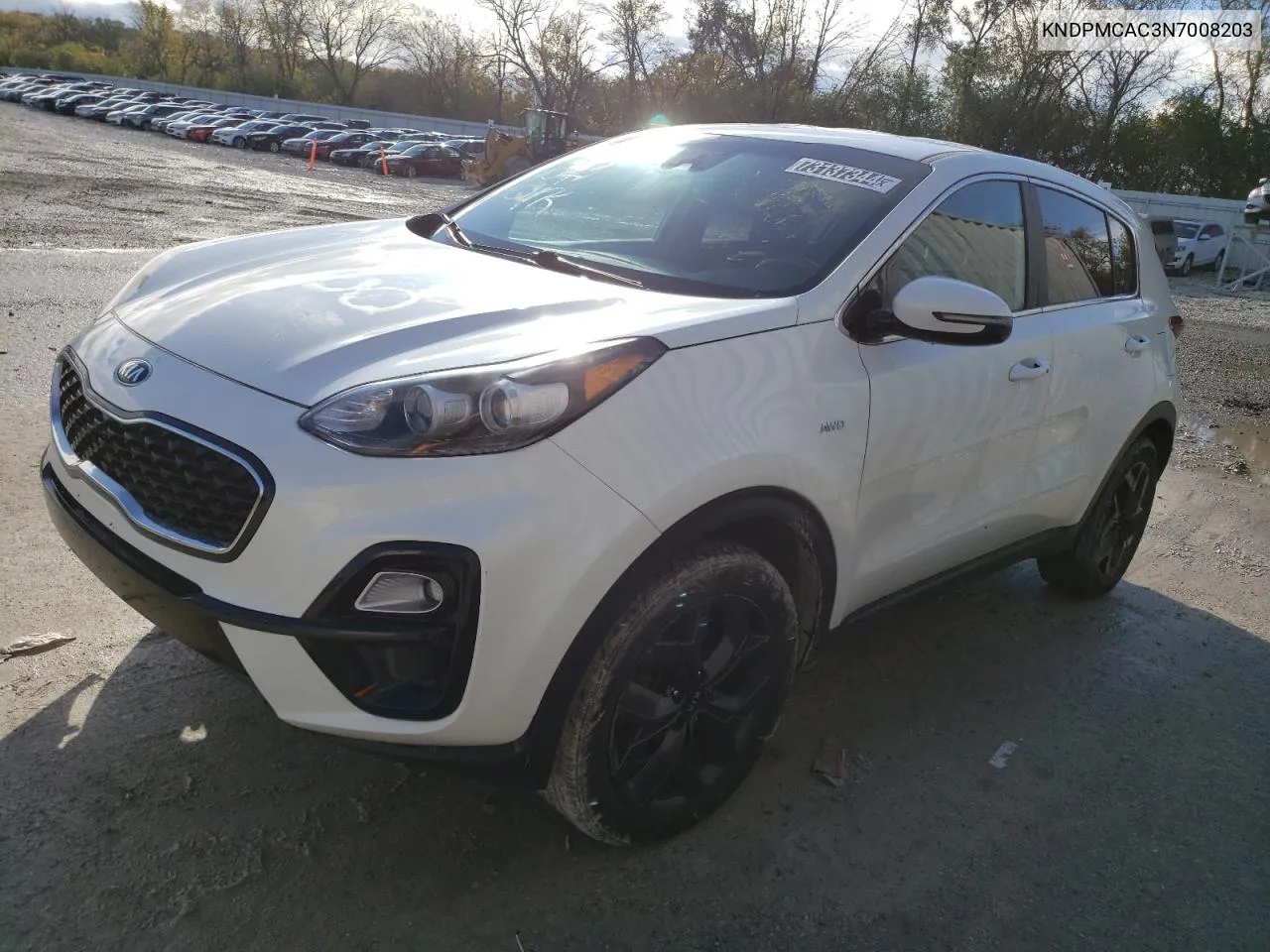 2022 Kia Sportage Lx VIN: KNDPMCAC3N7008203 Lot: 73137344