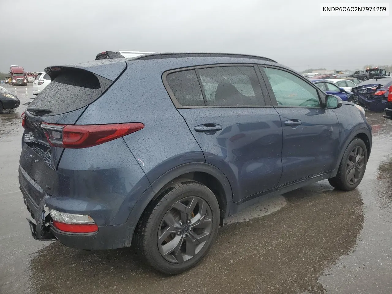 2022 Kia Sportage S VIN: KNDP6CAC2N7974259 Lot: 73329874