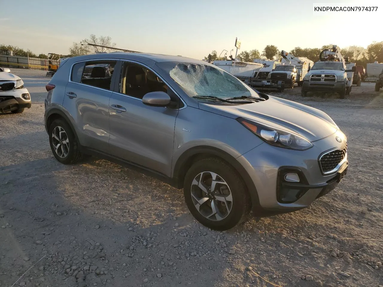 2022 Kia Sportage Lx VIN: KNDPMCAC0N7974377 Lot: 73572734