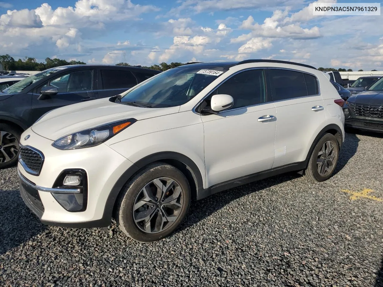 2022 Kia Sportage Ex VIN: KNDPN3AC5N7961329 Lot: 73739164