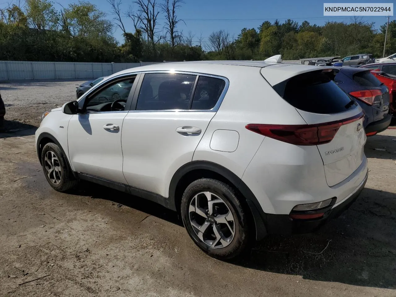 2022 Kia Sportage Lx VIN: KNDPMCAC5N7022944 Lot: 74140324