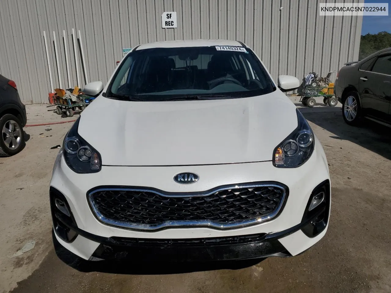 2022 Kia Sportage Lx VIN: KNDPMCAC5N7022944 Lot: 74140324