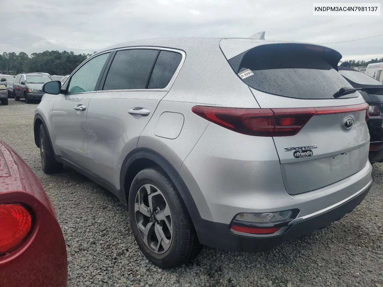 2022 Kia Sportage Lx VIN: KNDPM3AC4N7981137 Lot: 74244674