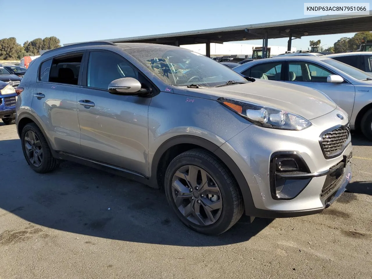 2022 Kia Sportage S VIN: KNDP63AC8N7951066 Lot: 74520284