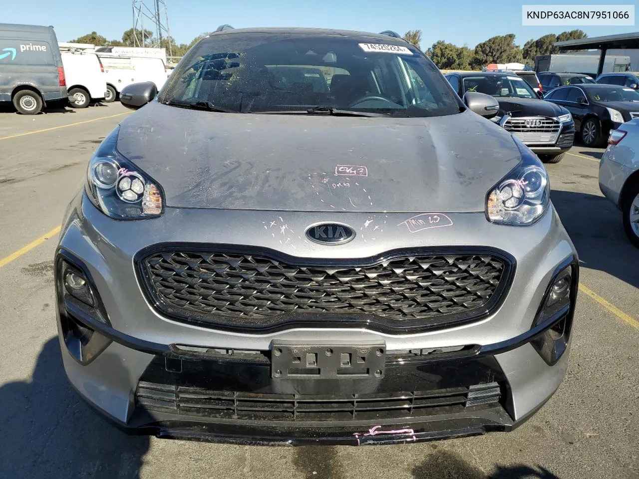 2022 Kia Sportage S VIN: KNDP63AC8N7951066 Lot: 74520284