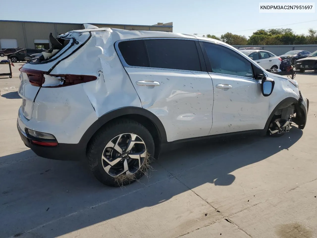 2022 Kia Sportage Lx VIN: KNDPM3AC2N7951697 Lot: 74543604