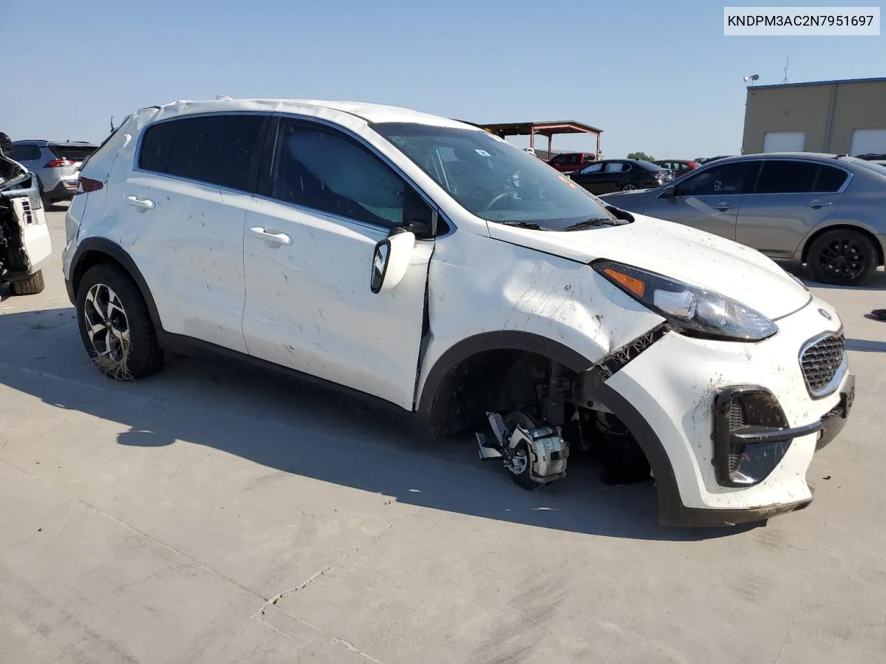 2022 Kia Sportage Lx VIN: KNDPM3AC2N7951697 Lot: 74543604