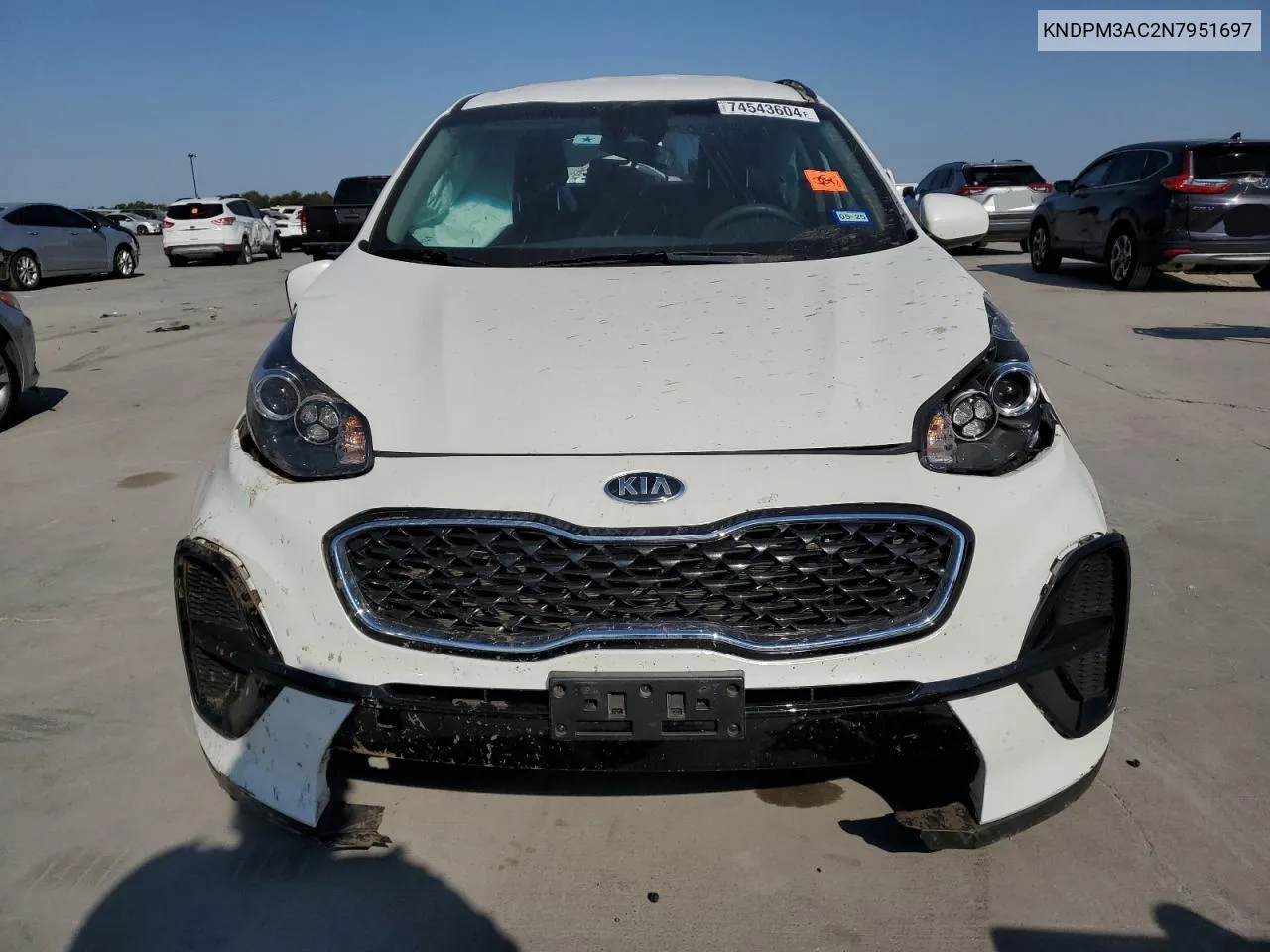 2022 Kia Sportage Lx VIN: KNDPM3AC2N7951697 Lot: 74543604