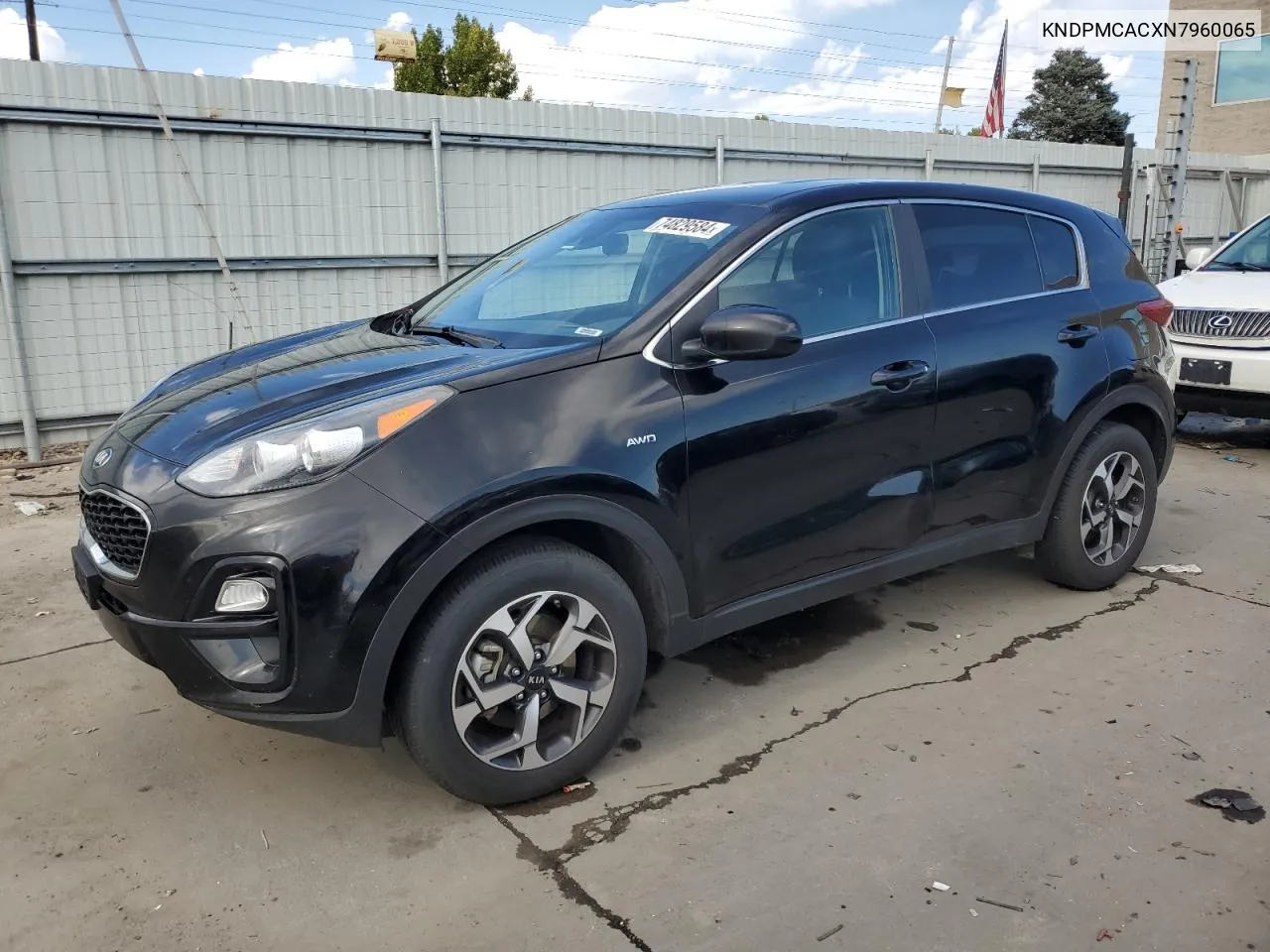 2022 Kia Sportage Lx VIN: KNDPMCACXN7960065 Lot: 74829584