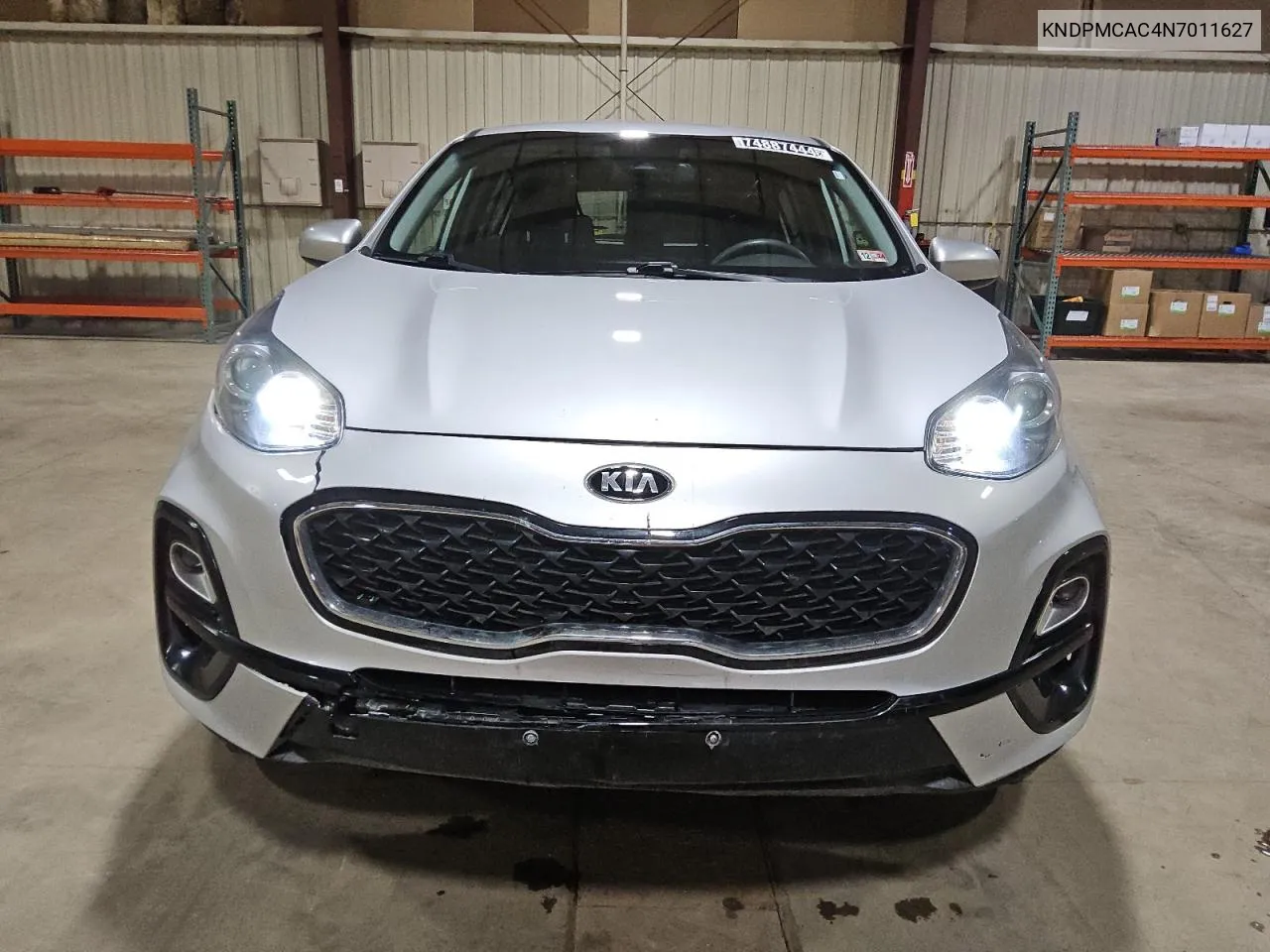 2022 Kia Sportage Lx VIN: KNDPMCAC4N7011627 Lot: 74887444