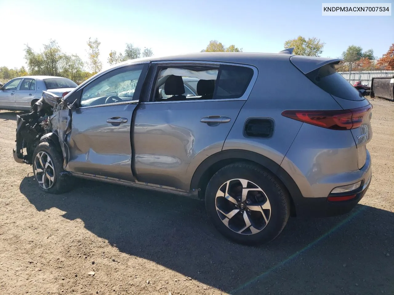 2022 Kia Sportage Lx VIN: KNDPM3ACXN7007534 Lot: 74957674