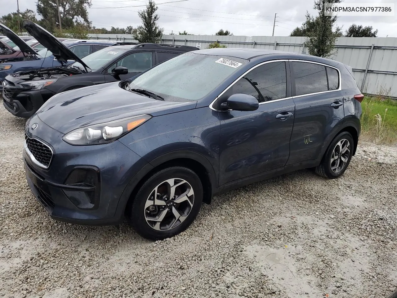 2022 Kia Sportage Lx VIN: KNDPM3AC5N7977386 Lot: 75027664