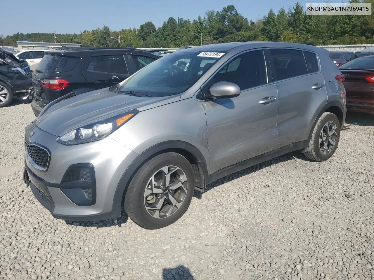 2022 Kia Sportage Lx VIN: KNDPM3AC1N7969415 Lot: 75472194