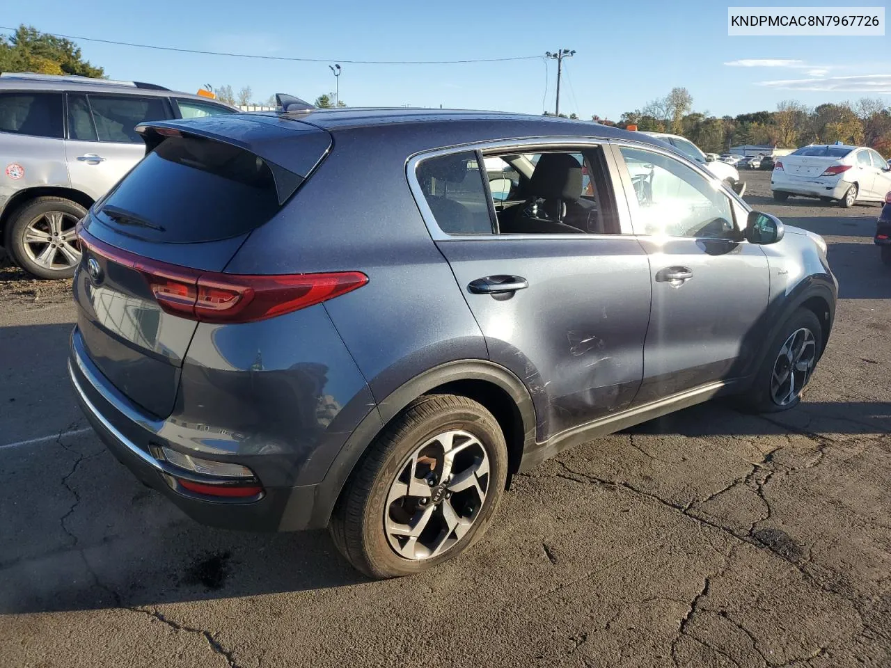 2022 Kia Sportage Lx VIN: KNDPMCAC8N7967726 Lot: 75495964