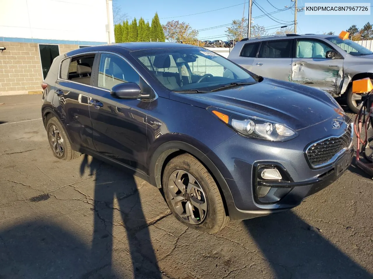 2022 Kia Sportage Lx VIN: KNDPMCAC8N7967726 Lot: 75495964