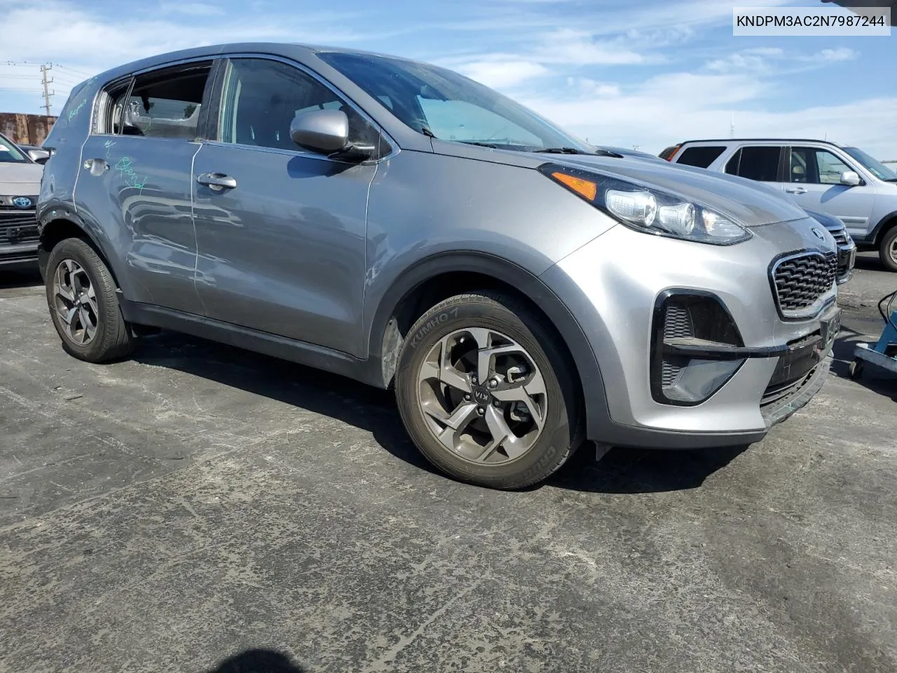 2022 Kia Sportage Lx VIN: KNDPM3AC2N7987244 Lot: 75593094