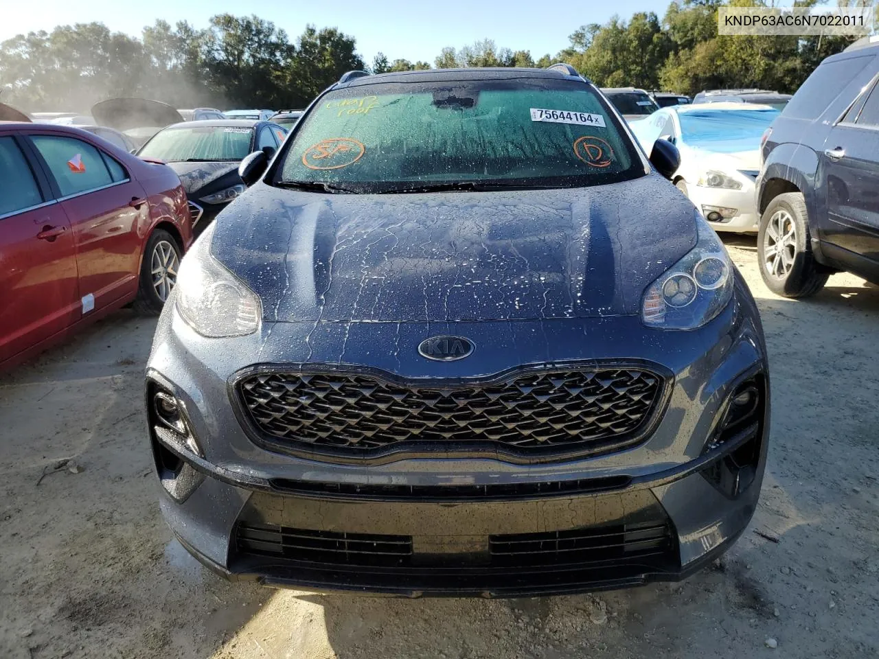 2022 Kia Sportage S VIN: KNDP63AC6N7022011 Lot: 75644164