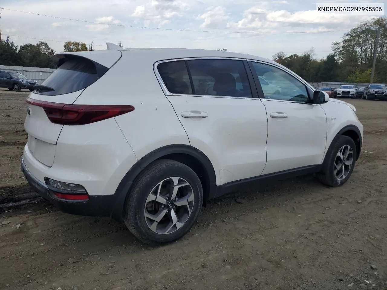 2022 Kia Sportage Lx VIN: KNDPMCAC2N7995506 Lot: 75659914