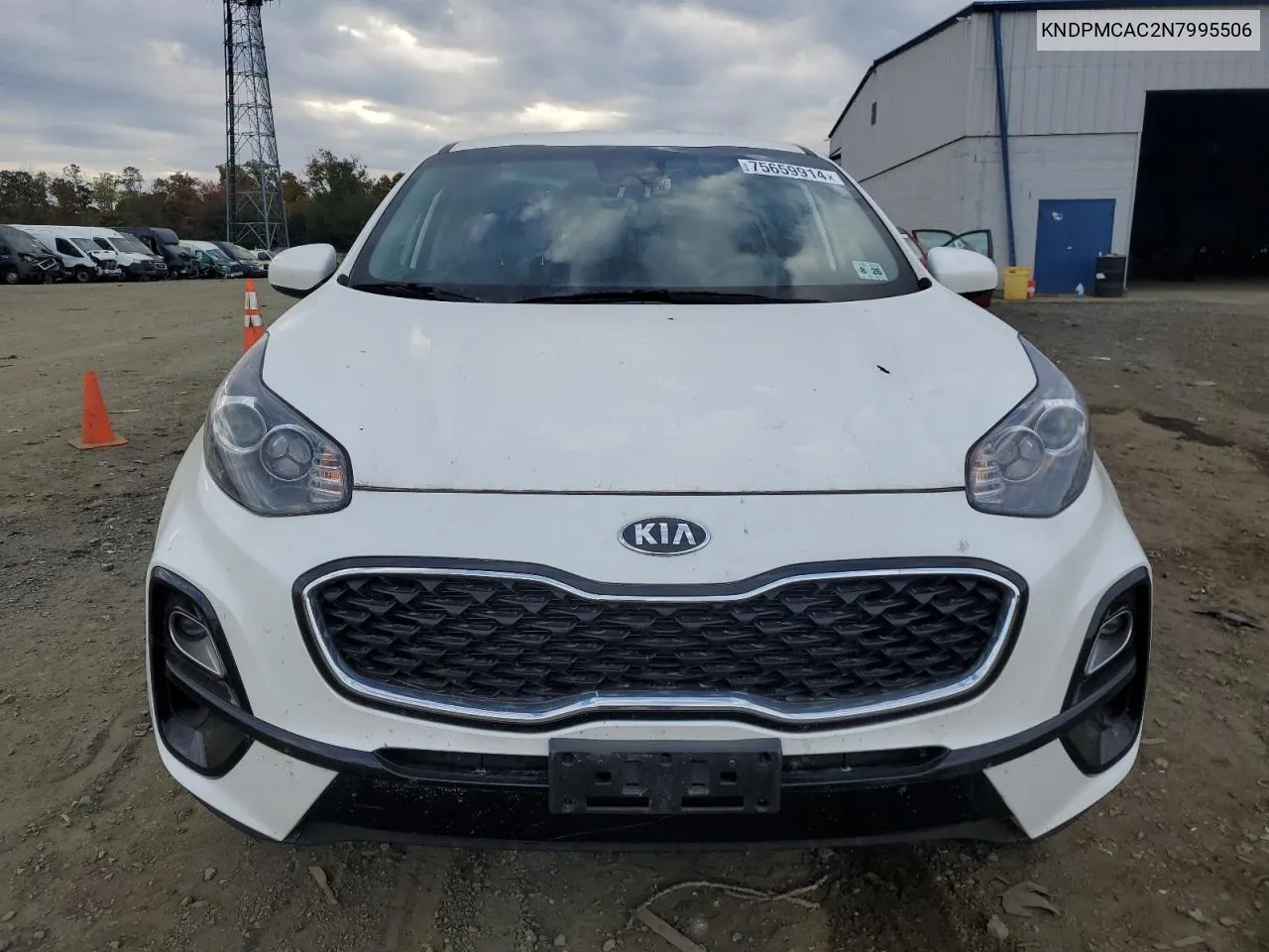 2022 Kia Sportage Lx VIN: KNDPMCAC2N7995506 Lot: 75659914