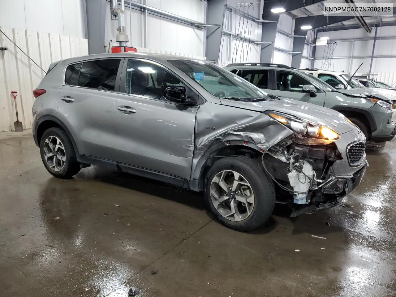 2022 Kia Sportage Lx VIN: KNDPMCAC7N7002128 Lot: 75682934