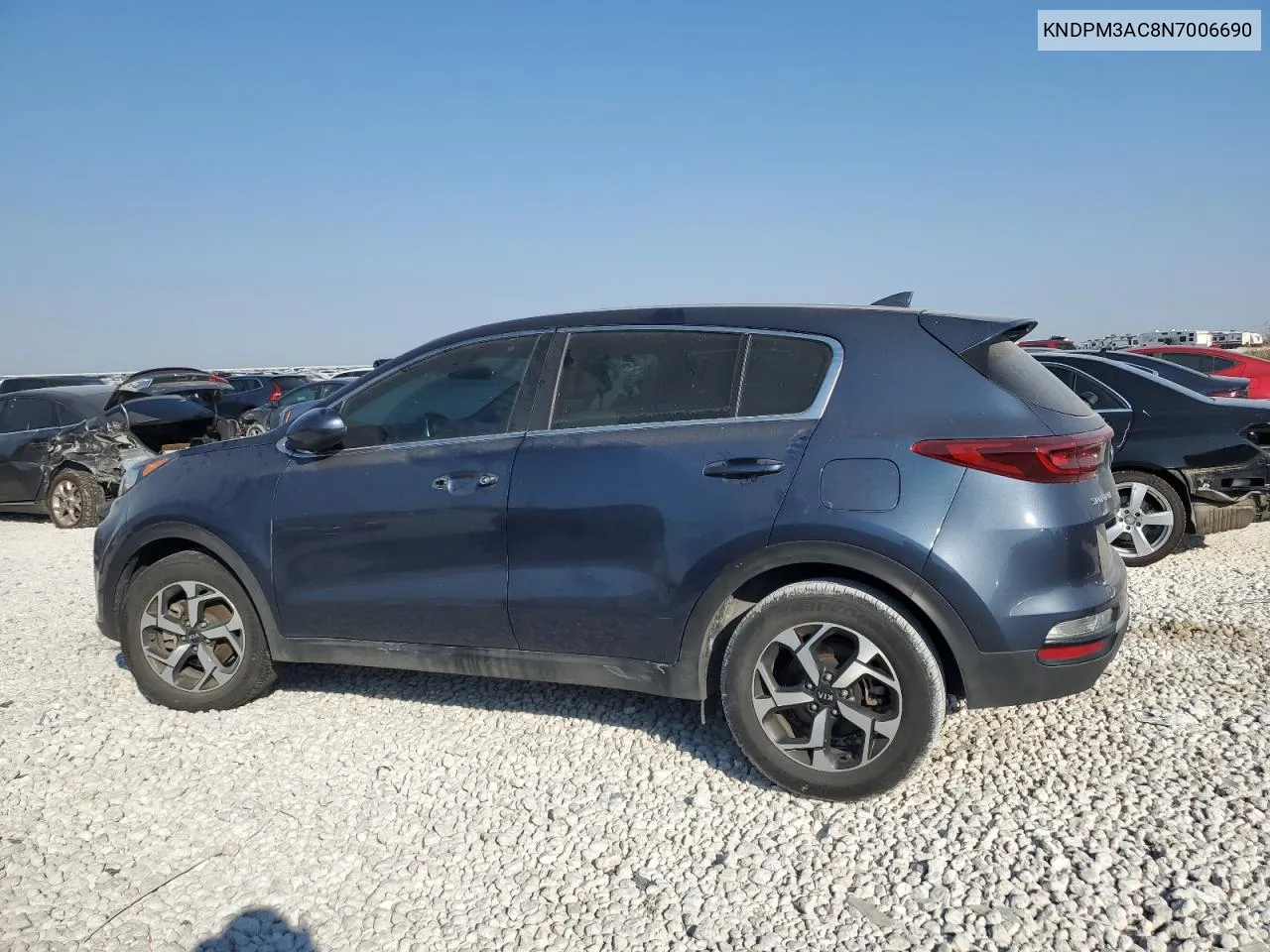 2022 Kia Sportage Lx VIN: KNDPM3AC8N7006690 Lot: 75718394