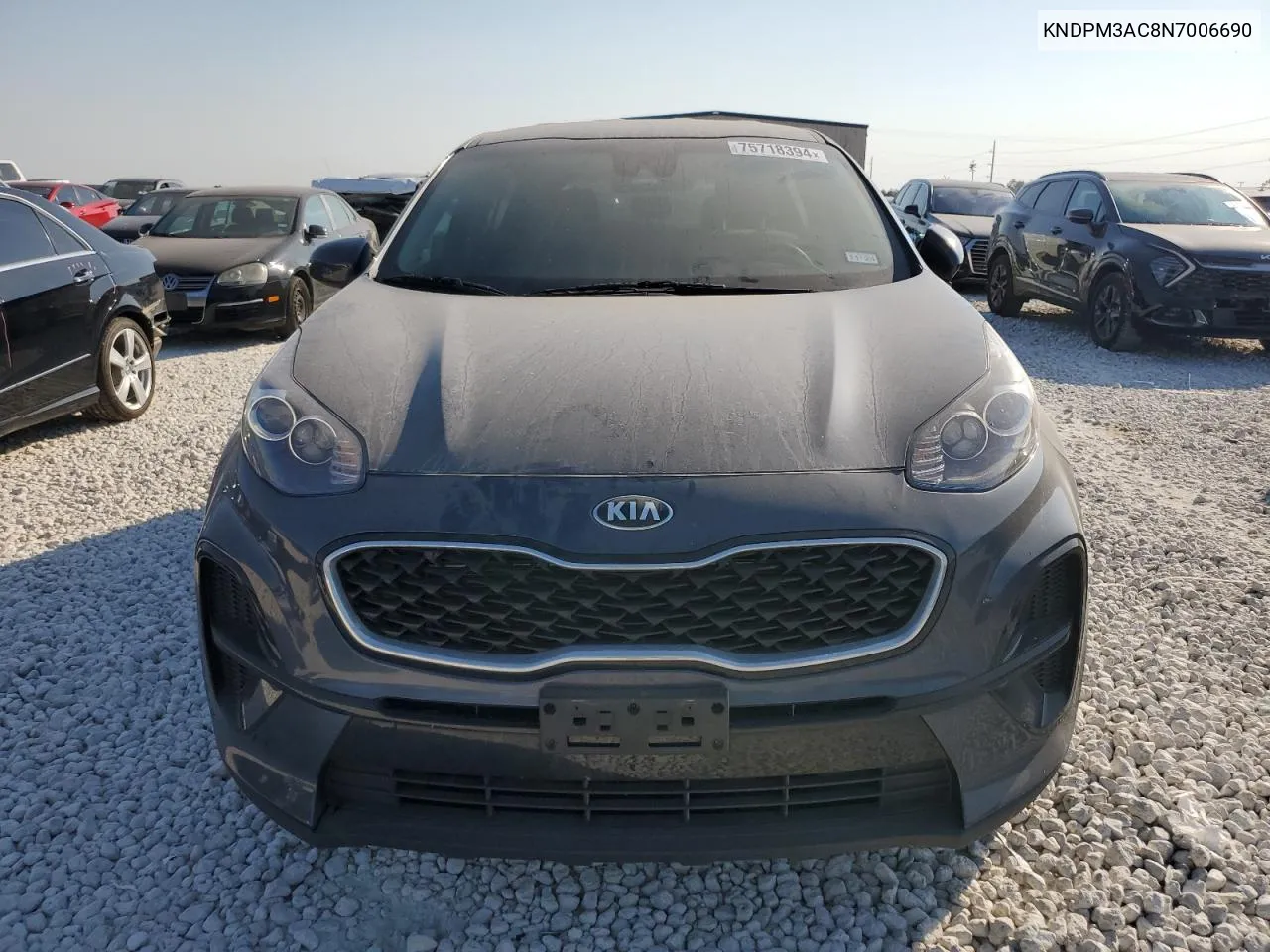 2022 Kia Sportage Lx VIN: KNDPM3AC8N7006690 Lot: 75718394