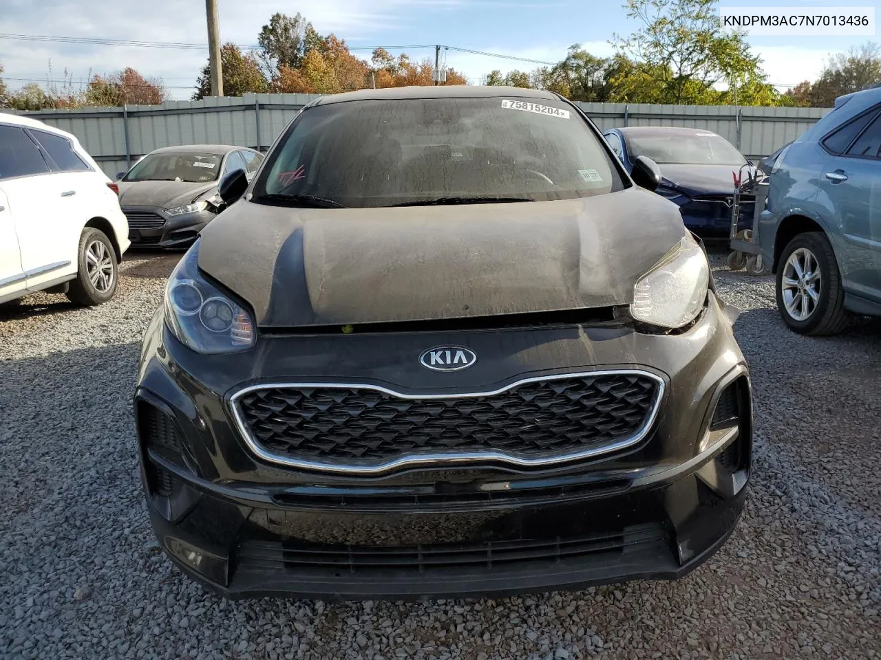 2022 Kia Sportage Lx VIN: KNDPM3AC7N7013436 Lot: 75815204