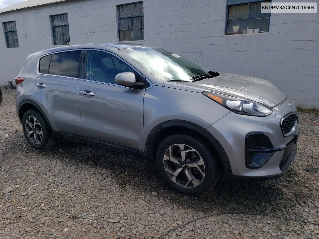 2022 Kia Sportage Lx VIN: KNDPM3AC6N7016604 Lot: 75991444