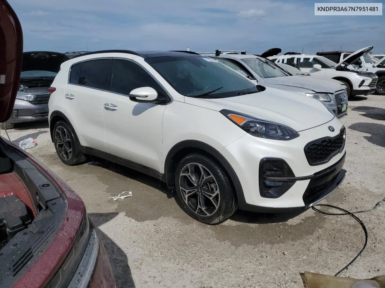 2022 Kia Sportage Sx VIN: KNDPR3A67N7951481 Lot: 76155074