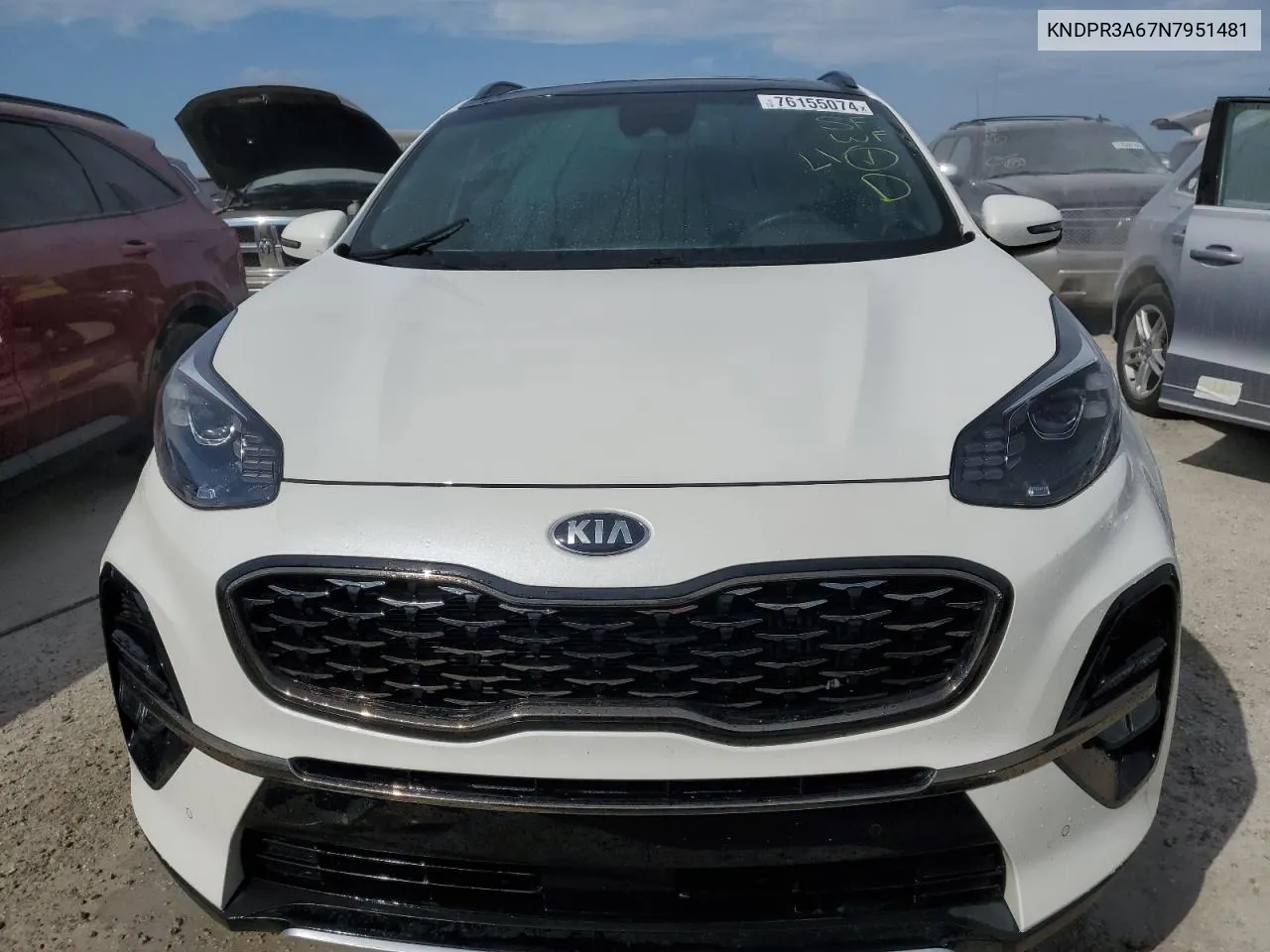 2022 Kia Sportage Sx VIN: KNDPR3A67N7951481 Lot: 76155074