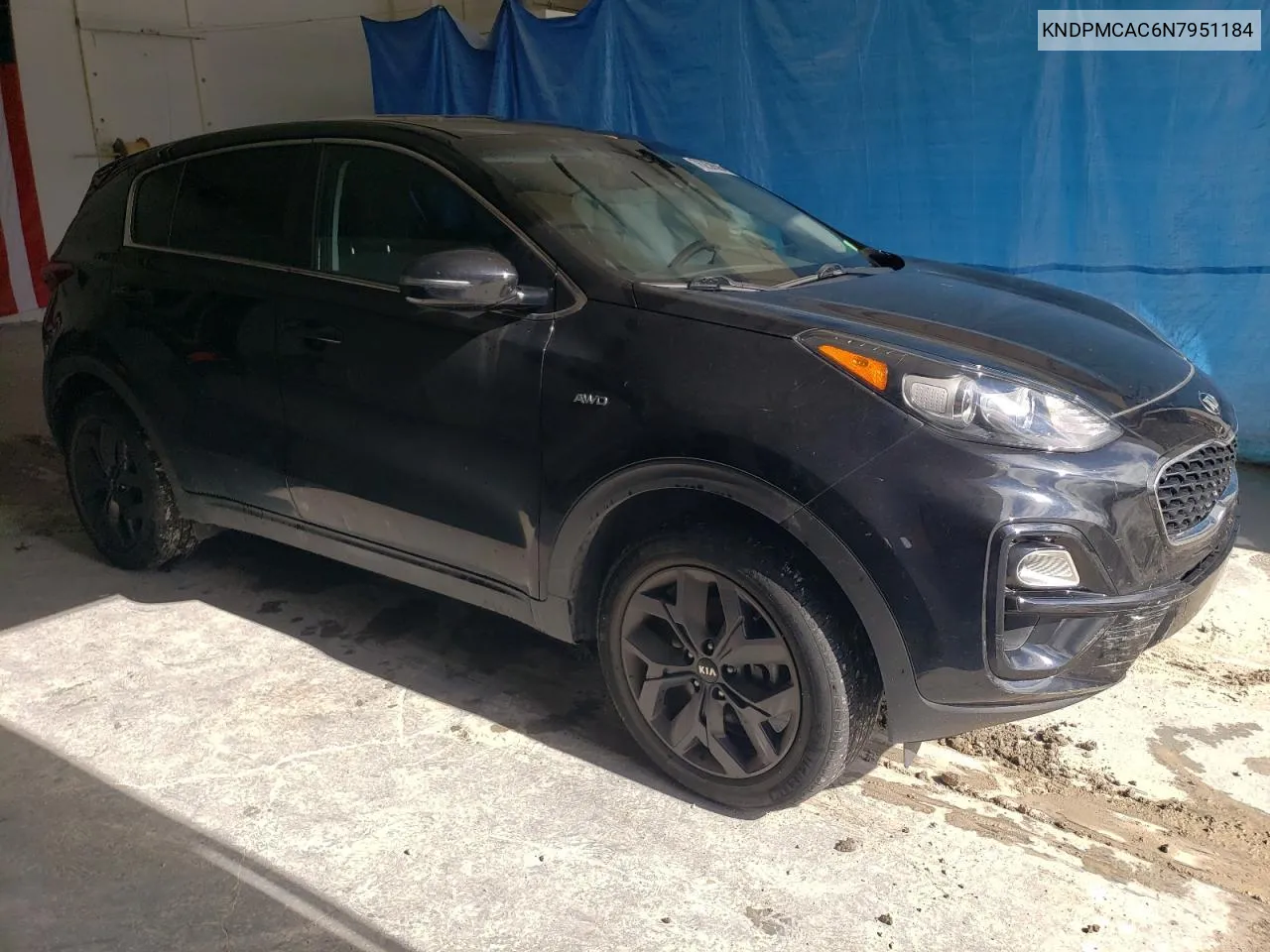 2022 Kia Sportage Lx VIN: KNDPMCAC6N7951184 Lot: 76258594