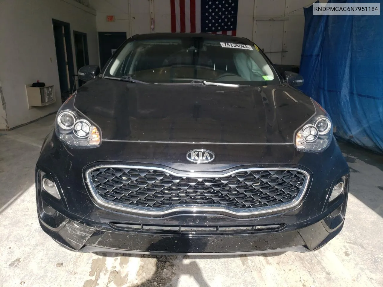 2022 Kia Sportage Lx VIN: KNDPMCAC6N7951184 Lot: 76258594